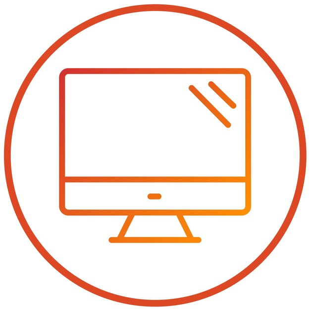 Vectorontwerp Lcd Icon Style