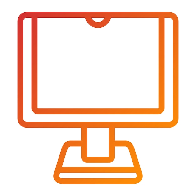 Vectorontwerp Lcd Icon Style