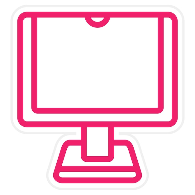 Vectorontwerp Lcd Icon Style