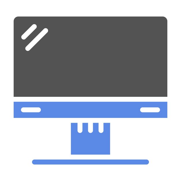 Vectorontwerp LCD-iconstijl