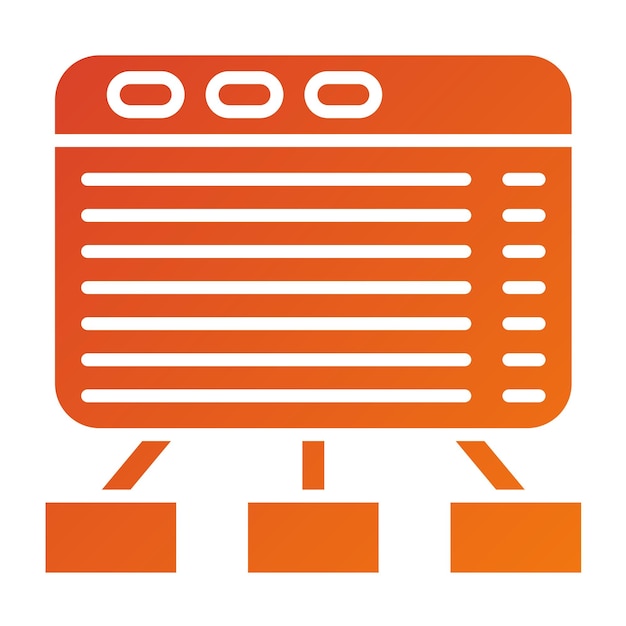 Vectorontwerp Lean Icon Style