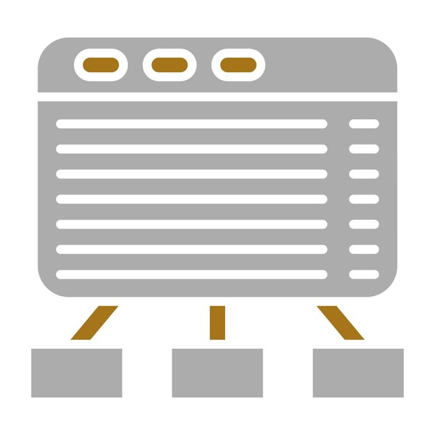 Vectorontwerp Lean Icon Style