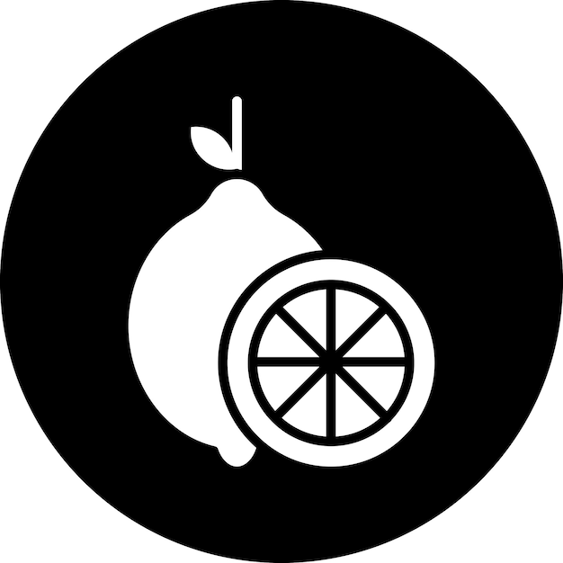 Vectorontwerp Lemon Icon Style
