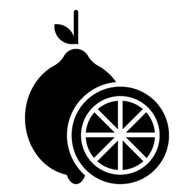 Vectorontwerp Lemon Icon Style