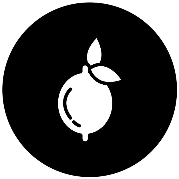 Vectorontwerp Lemon Icon Style