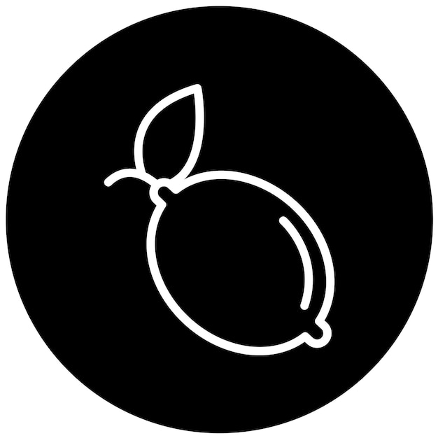 Vectorontwerp Lemon Icon Style