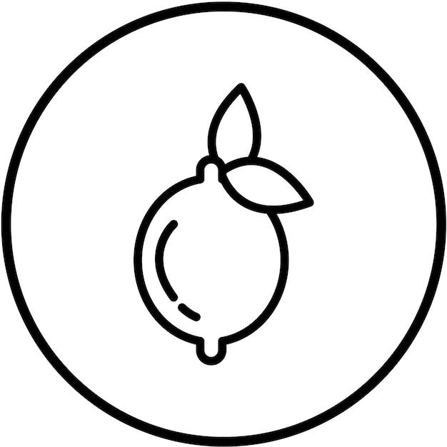 Vectorontwerp Lemon Icon Style