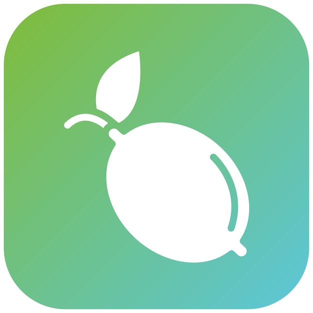 Vectorontwerp Lemon Icon Style