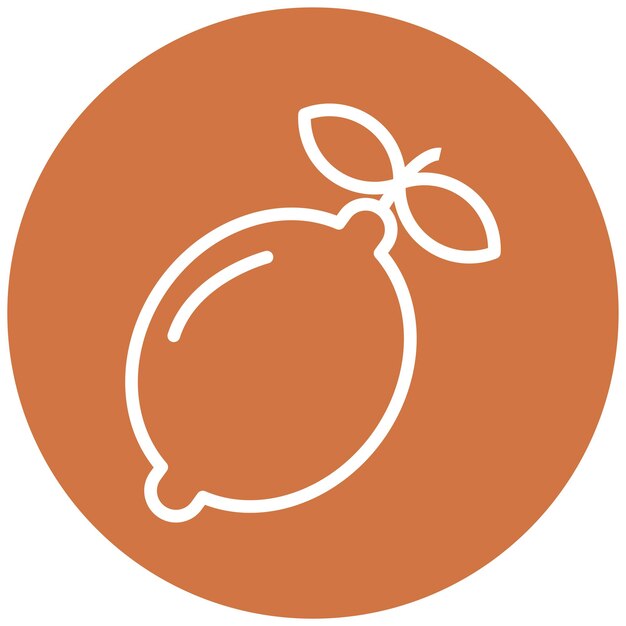 Vectorontwerp Lemon Icon Style