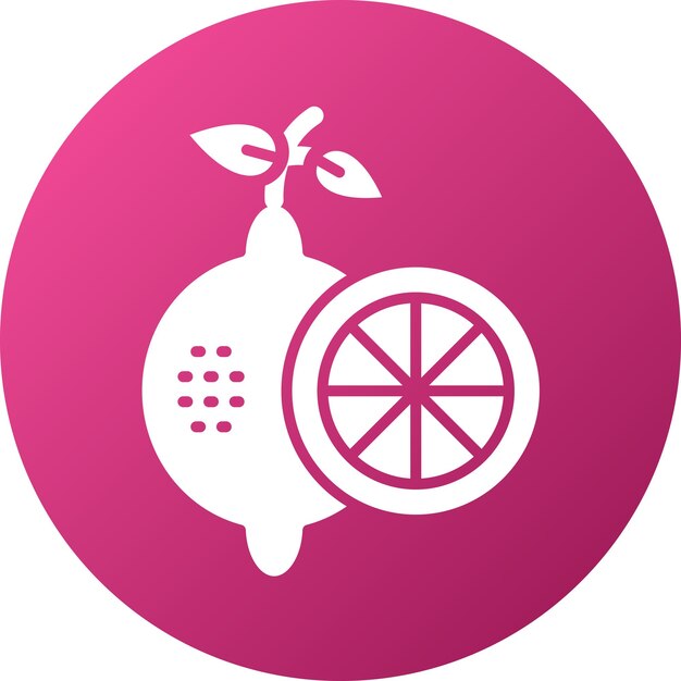 Vectorontwerp Lemon Icon Style
