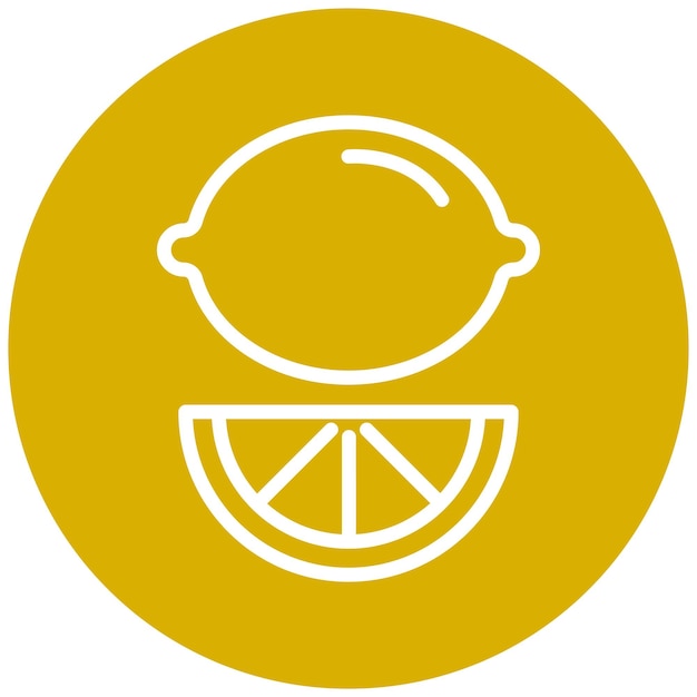 Vectorontwerp Lemon Loom Icon Style