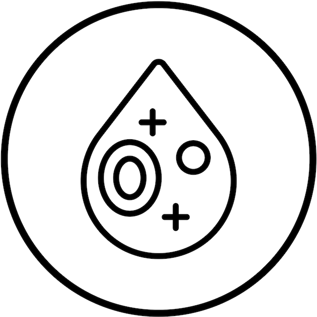 Vectorontwerp Leukemie Icon Style