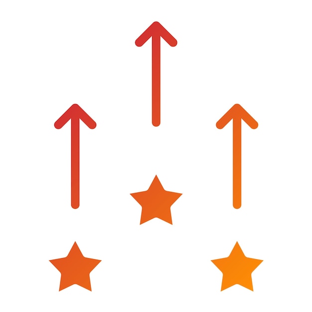 Vectorontwerp Level Up Icon Style
