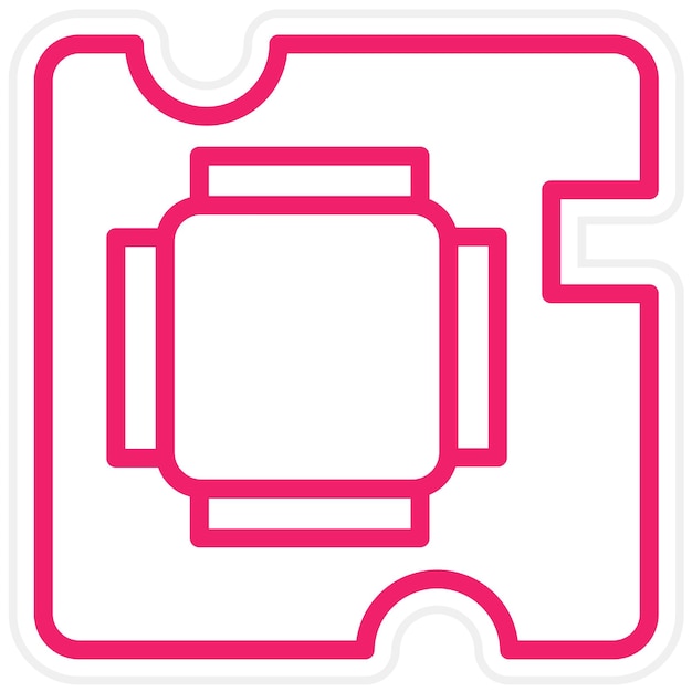 Vectorontwerp LGA Socket Icon Style