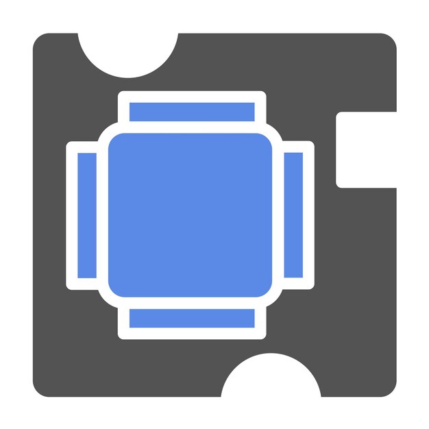 Vectorontwerp LGA Socket Icon Style