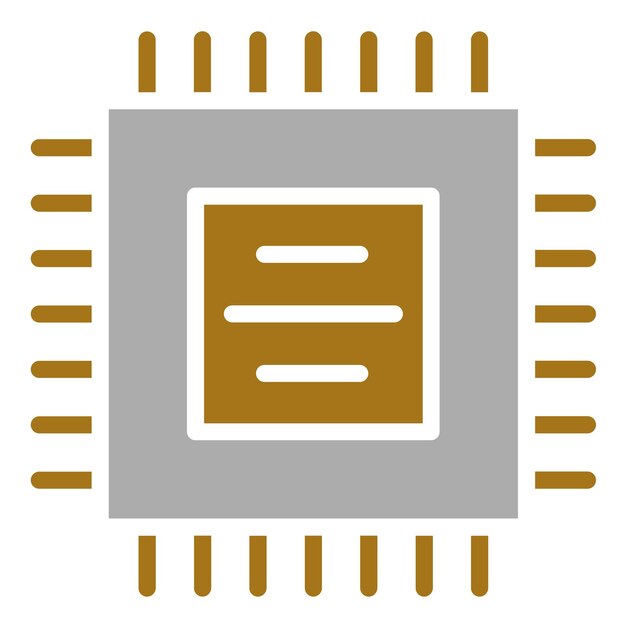 Vectorontwerp LGA1151 Socket Icon Style