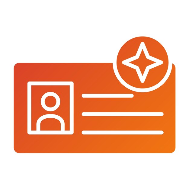 Vectorontwerp Lidmaatschap Icon Style