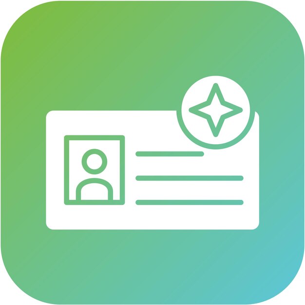 Vectorontwerp Lidmaatschap Icon Style