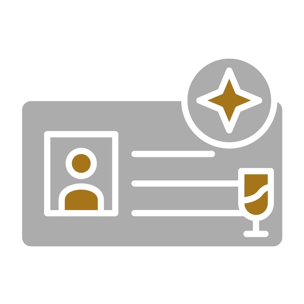 Vectorontwerp Lidmaatschap Icon Style