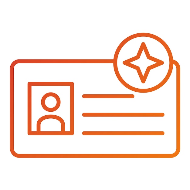 Vectorontwerp Lidmaatschap Icon Style