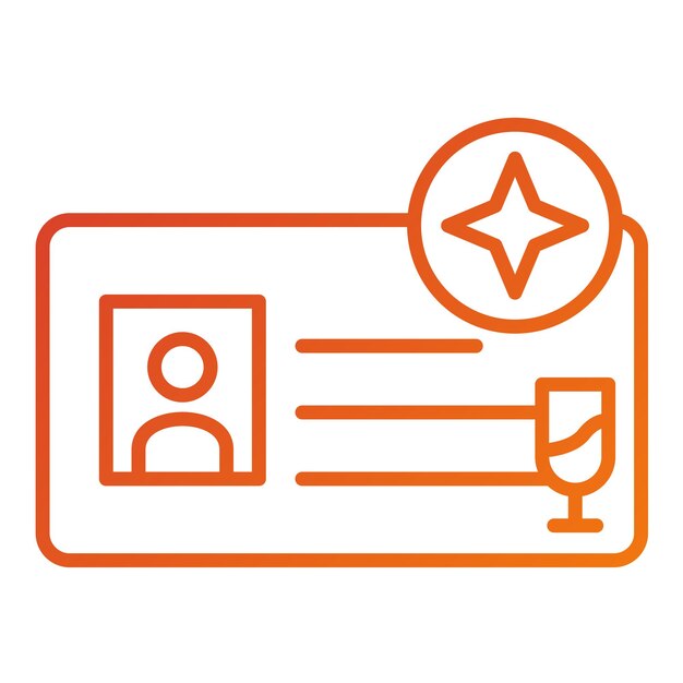 Vectorontwerp Lidmaatschap Icon Style