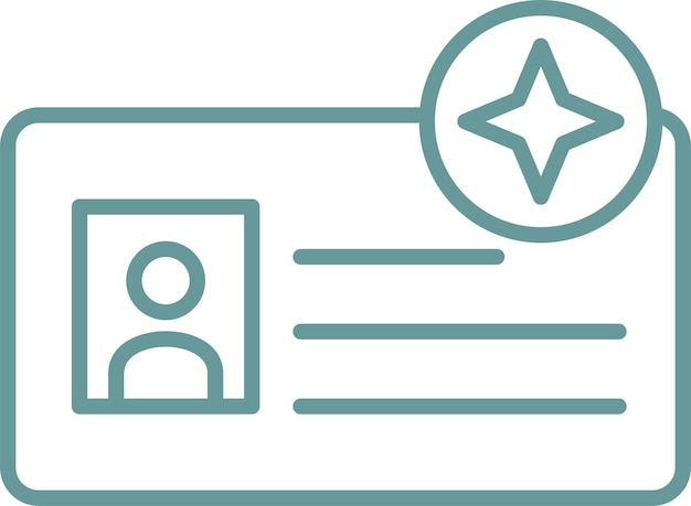 Vectorontwerp Lidmaatschap Icon Style