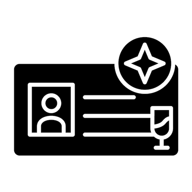 Vectorontwerp Lidmaatschap Icon Style