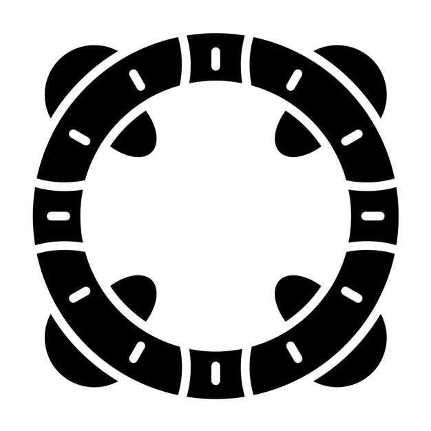 Vectorontwerp Lifebuoy Icon Style