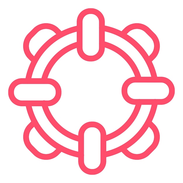 Vectorontwerp Lifeguard Icon Style