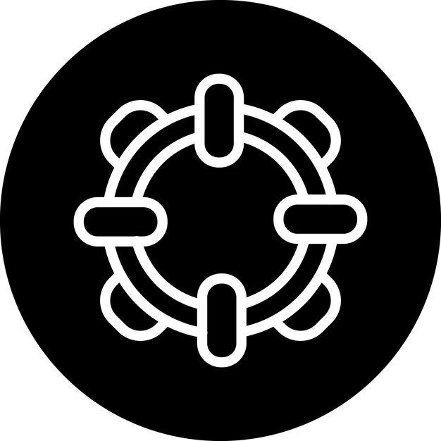 Vectorontwerp Lifeguard Icon Style