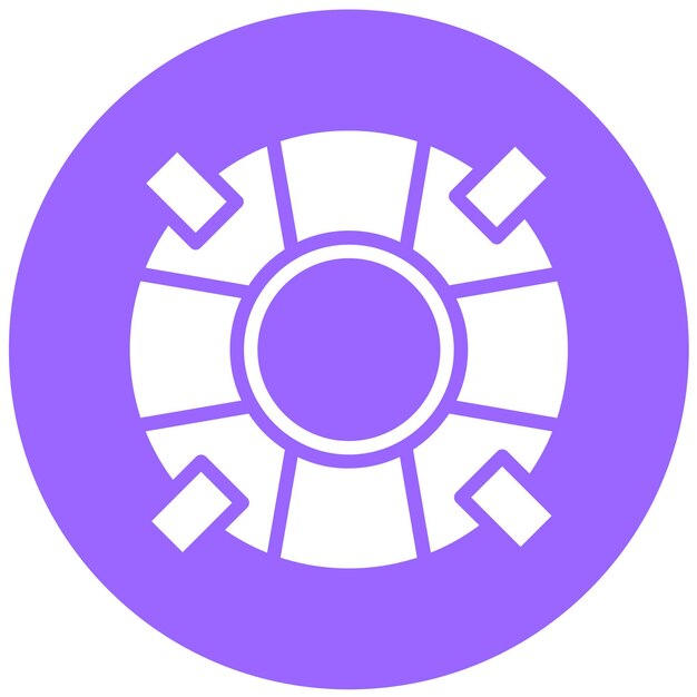 Vectorontwerp Lifeguard Icon Style