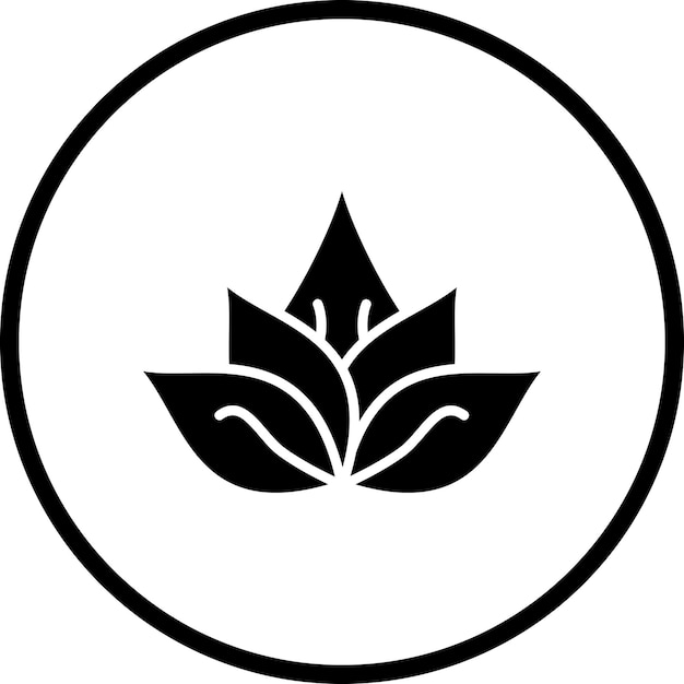 Vectorontwerp Lily Icon Style