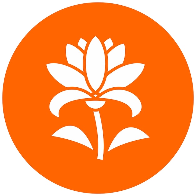 Vectorontwerp Lily Icon Style
