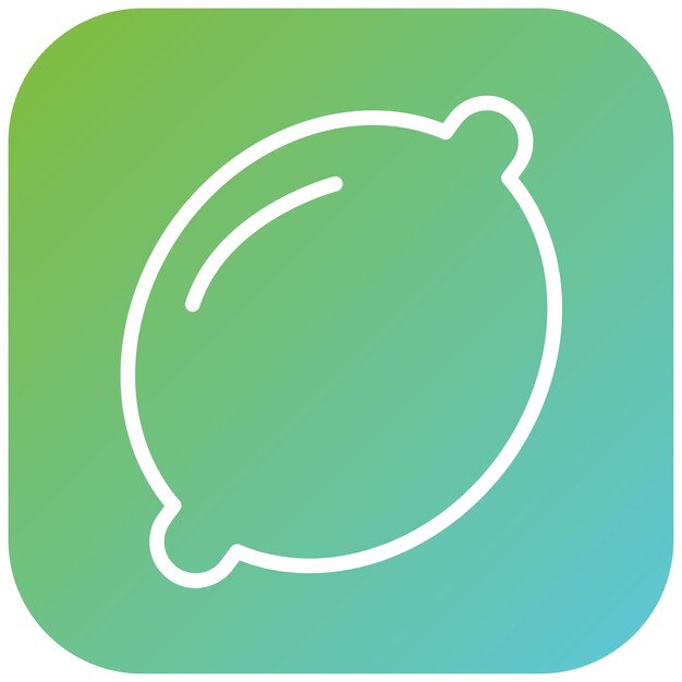 Vectorontwerp Lime Icon Style