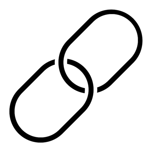 Vectorontwerp Link Icon Style