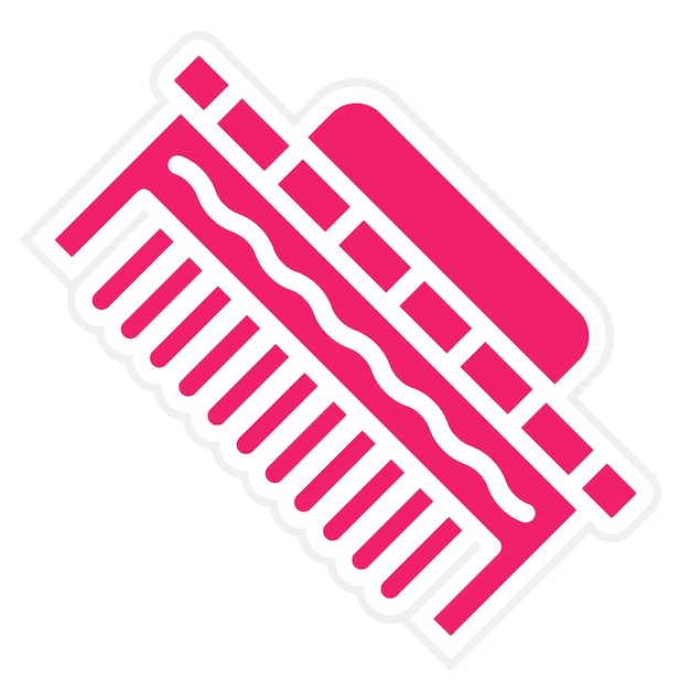 Vectorontwerp Lint penseel Icon stijl