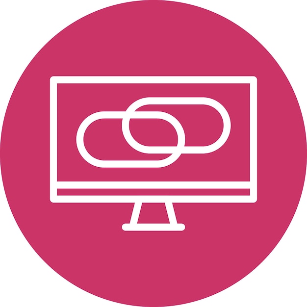 Vectorontwerp Live links Icon Style