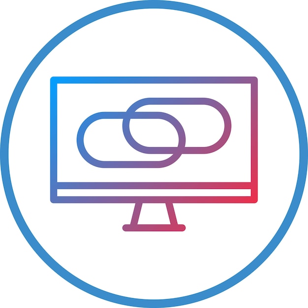 Vectorontwerp Live links Icon Style