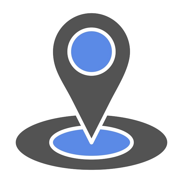 Vectorontwerp Locatie marker Icon Style
