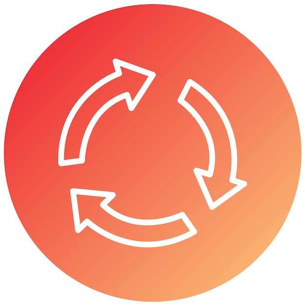 Vectorontwerp Loop Icon Style