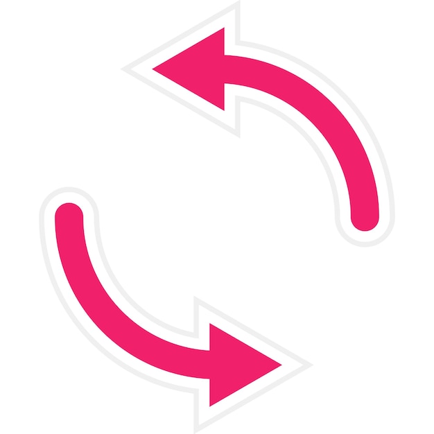 Vectorontwerp Loop Icon Style