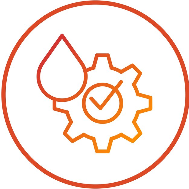 Vectorontwerp Lubricant Icon Style