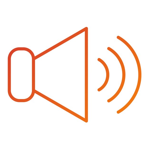 Vectorontwerp luidspreker Icon Style