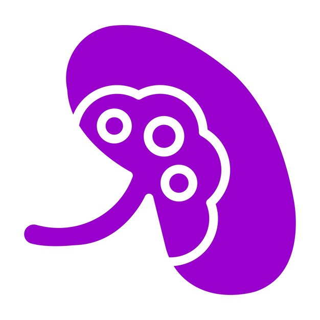 Vectorontwerp Lymfoom Icon Style