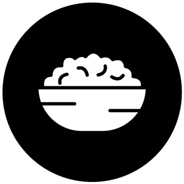 Vectorontwerp Mac N Cheese Icon Style