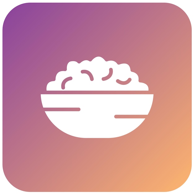 Vectorontwerp Mac N Cheese Icon Style
