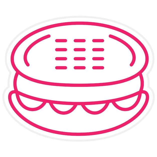 Vectorontwerp Macaron Icon Style