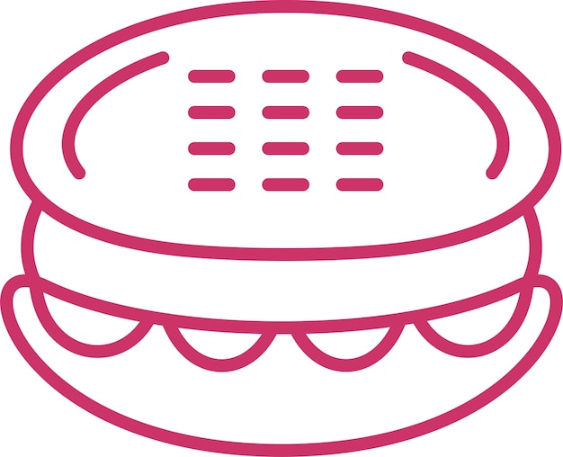 Vectorontwerp Macaron Icon Style