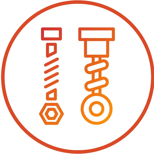 Vectorontwerp Machine Parts Icon Style