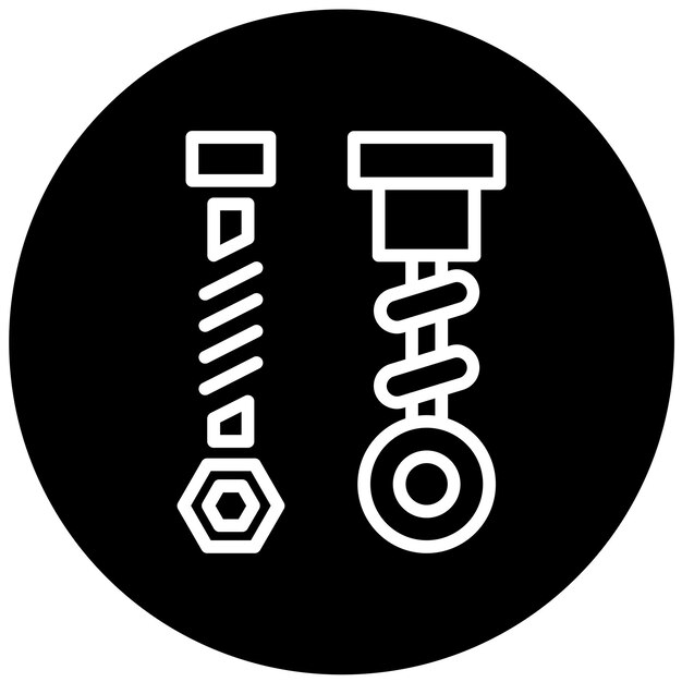 Vectorontwerp Machine Parts Icon Style